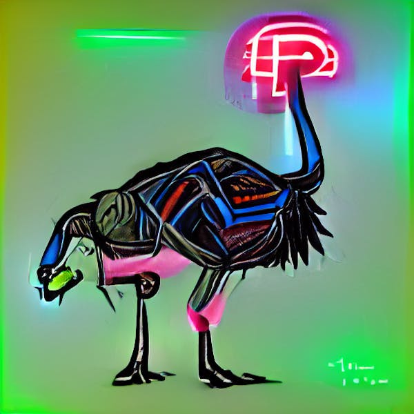 Admirable Africans | Neon Ostrich