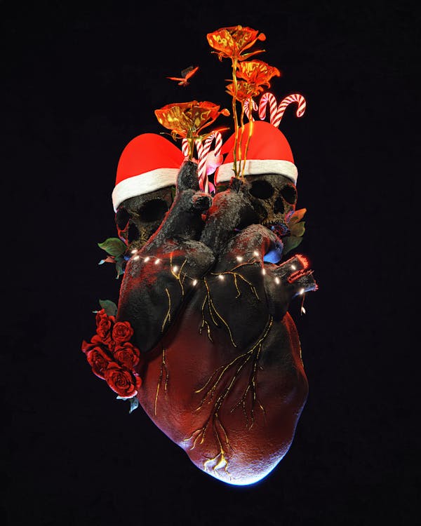 Christmas In Our Hearts - The Skull Art Collection