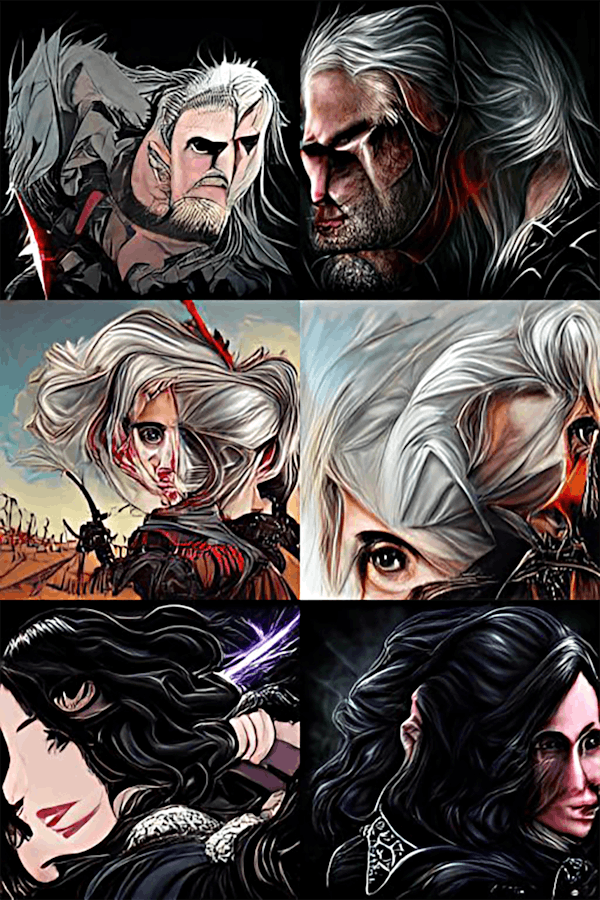 Geralt, Ciri, Yennefer