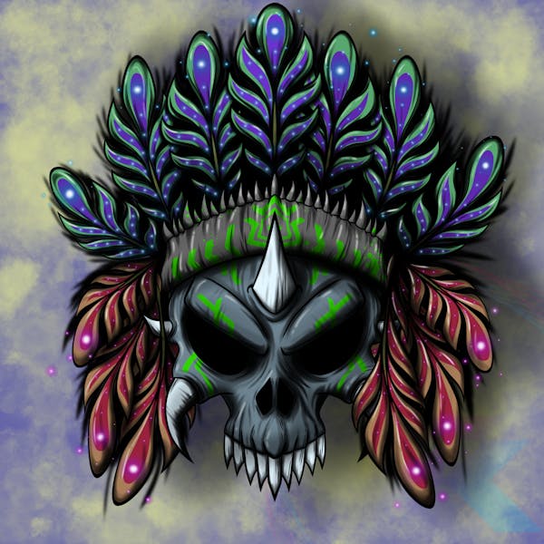 indian skull #7