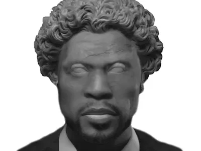 50 Cent Marble Statue Art
