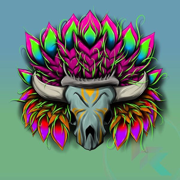 indian skull #8