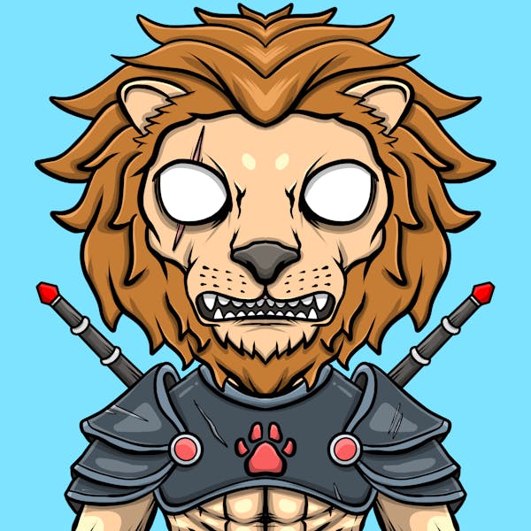 weirdo lion warrior