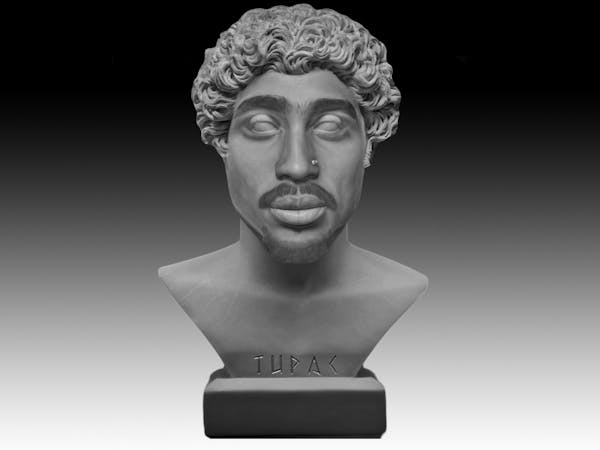 TUPAC MARBLE STATUE #3