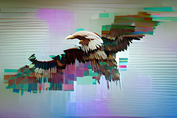The Eagle (Glitched Animals #001)