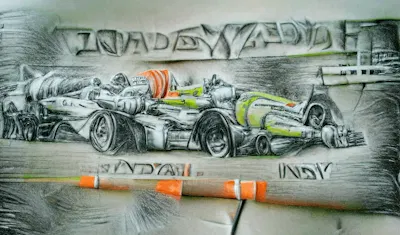 Sketches In Motion: Indycar