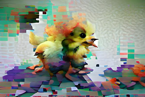 The Chick (Glitched Animals #008)
