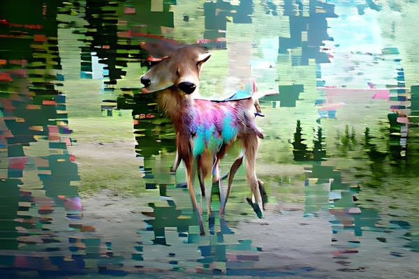 The Deer (Glitched Animals #012)