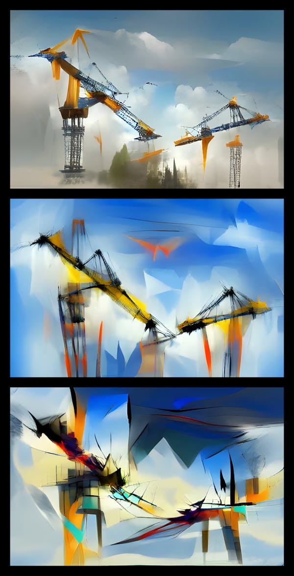 Cranes (Descent into the Abstract #5)