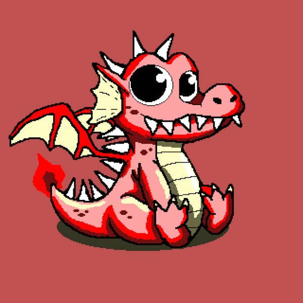 #2 Baby Dragon - Red