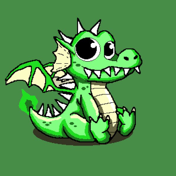 #3 Baby Dragon - Green