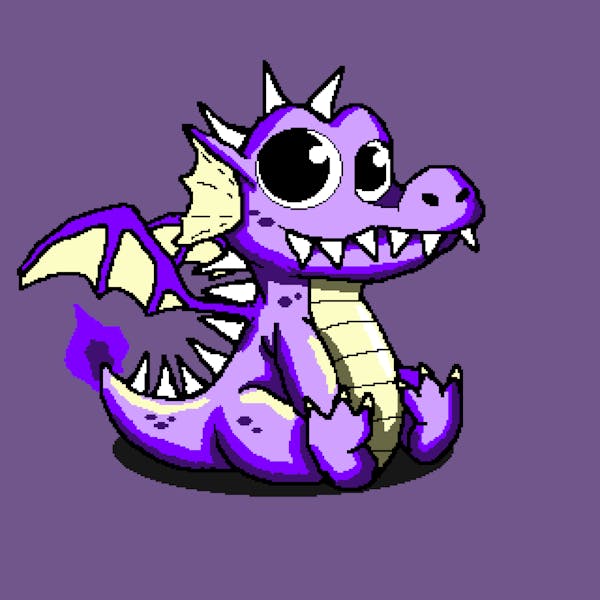 #6 Baby Dragon - Purple