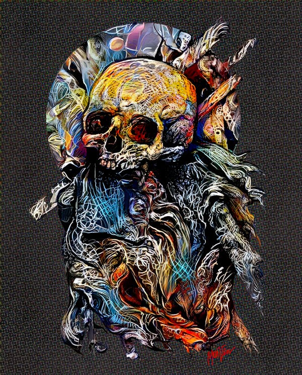 Old Degenerate Skull