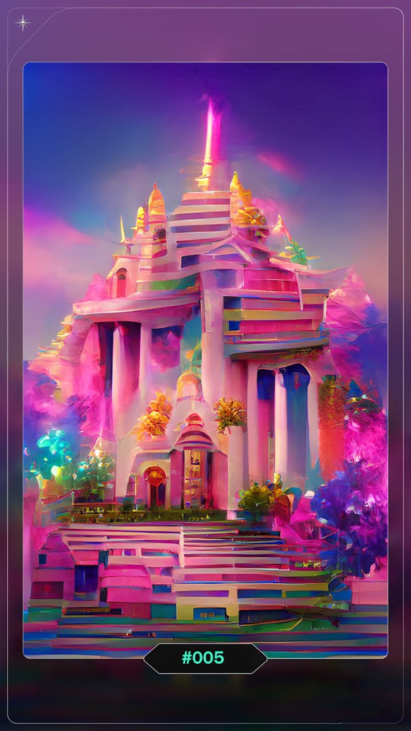 Rainbow temple #005