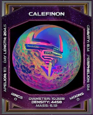 CALEFINON - Synth Planets (unique)