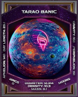 TARAO BANIC - Synth Planets (rare)