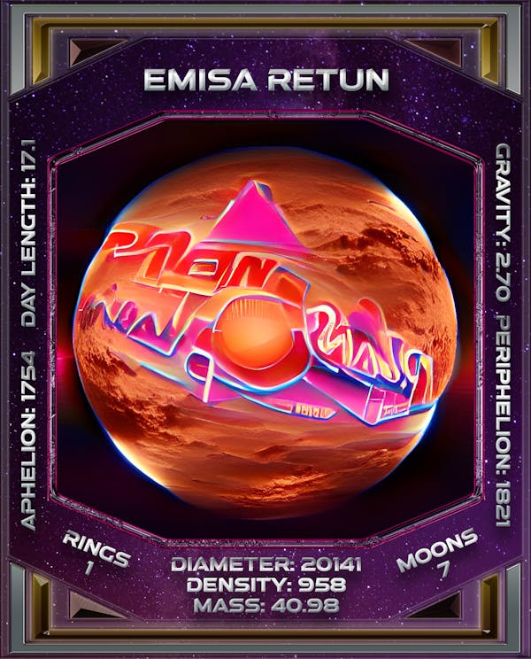 EMISA RETUN - Synth Planets (unique)