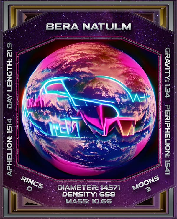BERA NATULM - Synth Planets (rare)