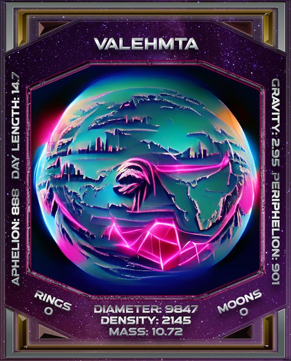 VALEHMTA - Synth Planets (rare)