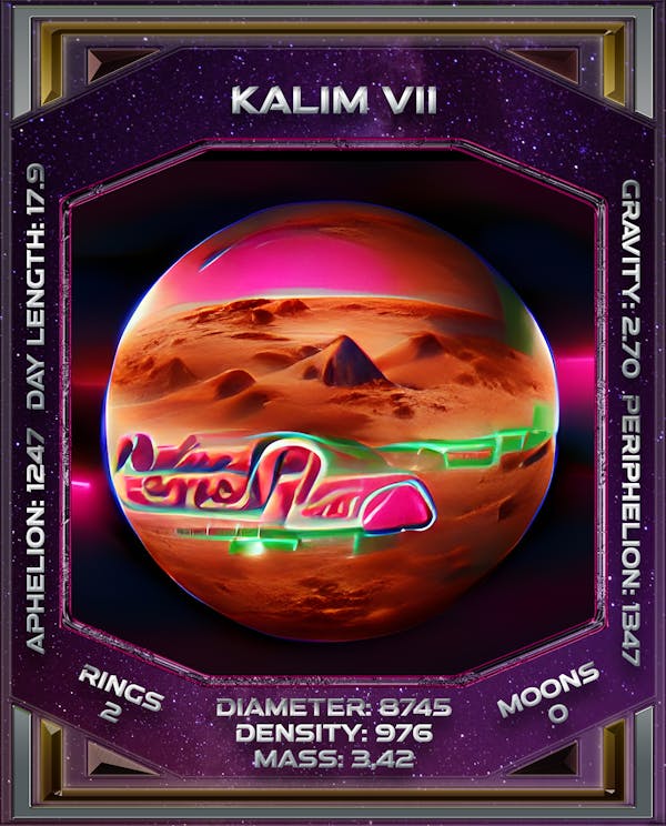 KALIM VII - Synth Planets (rare)