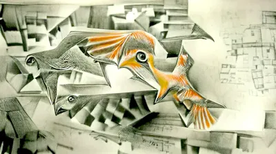 Sketches In Motion: Deconstructed Bird