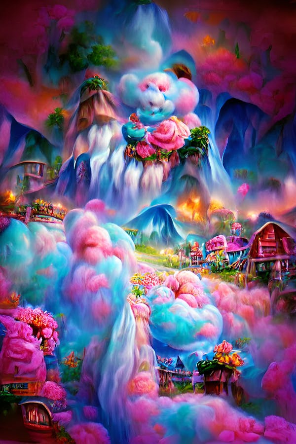 The Upper Meadow Of Cotton Candy