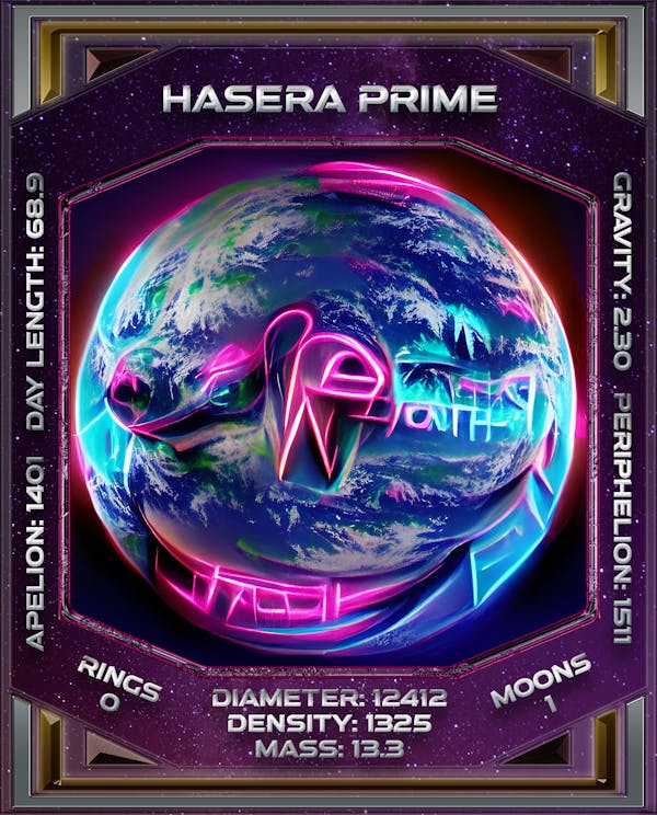 HASERA PRIME - Synth Planets (unique)
