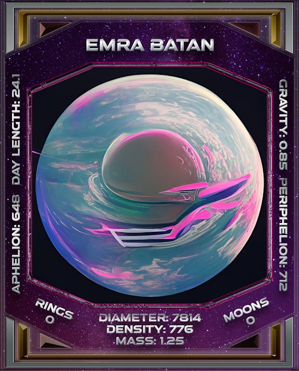 EMRA BATAN - Synth Planets (unique)