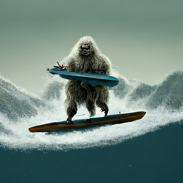 Yeti Inviting You To Surf The Avalanche