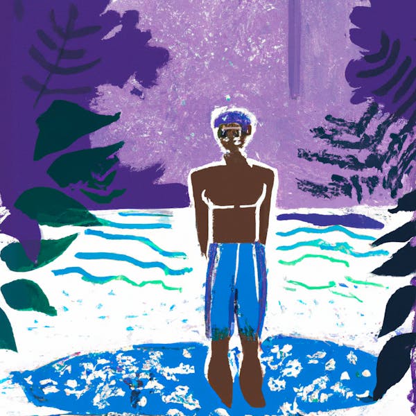 A stranger in the lake