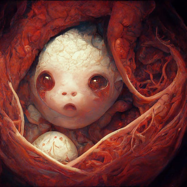 Baby in uterus