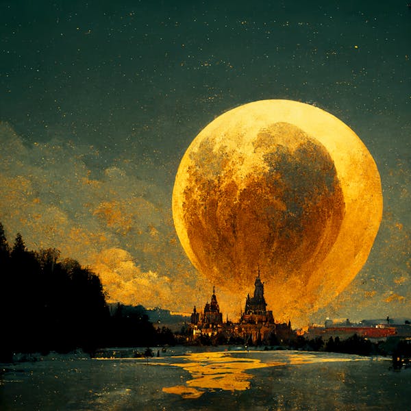 When The Golden Moon Kissed The Earth