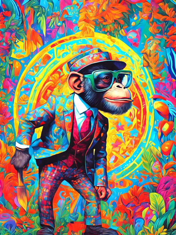 Psychedelic Apes #6