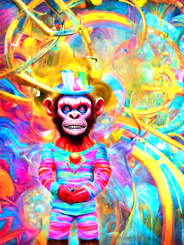 Psychedelic Apes #9