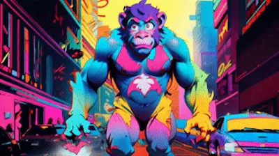 Psychedelic Apes #10