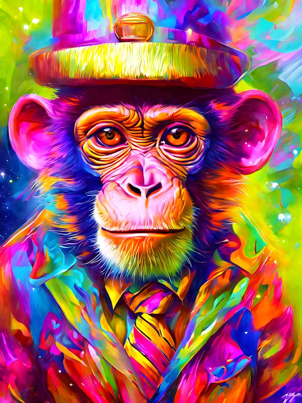 Psychedelic Apes #13