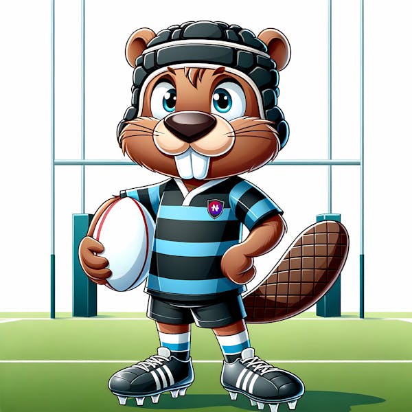Beaver Bros: Rugby Player