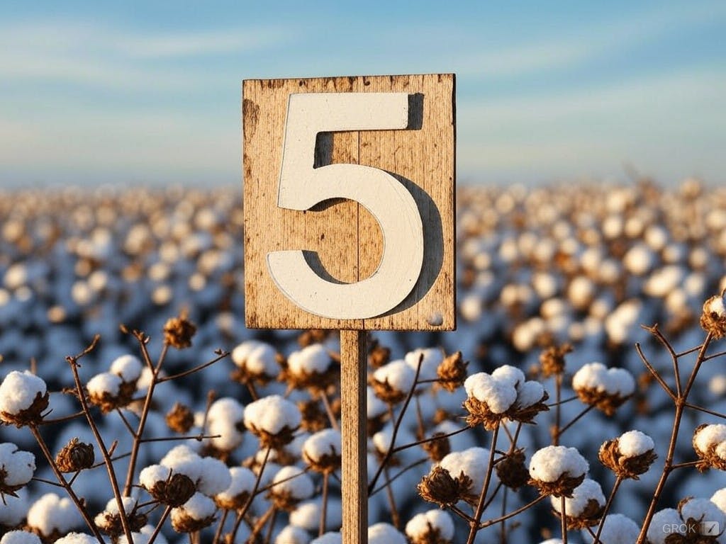 Top 5 States for Emerging Cotton Hubs