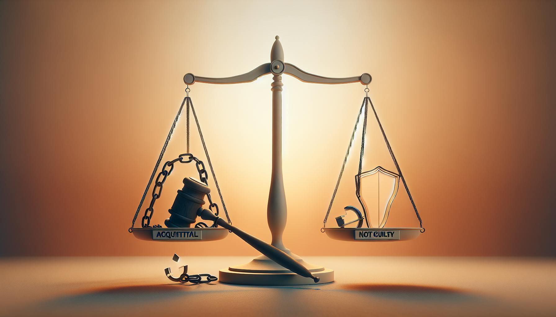 Acquittal vs Not Guilty: Outcomes in Criminal Trials
