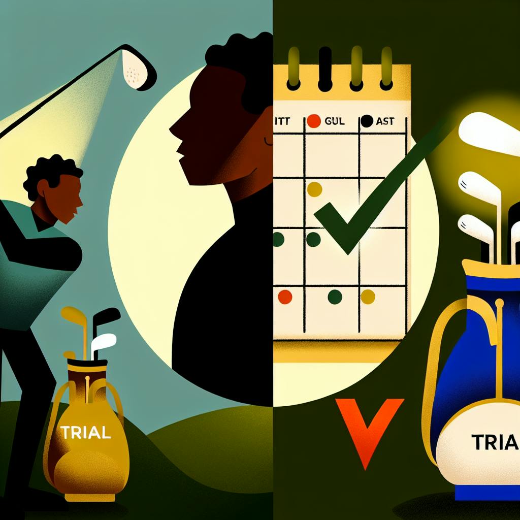 Golf Membership: Trial vs. Full-Time - How to Choose