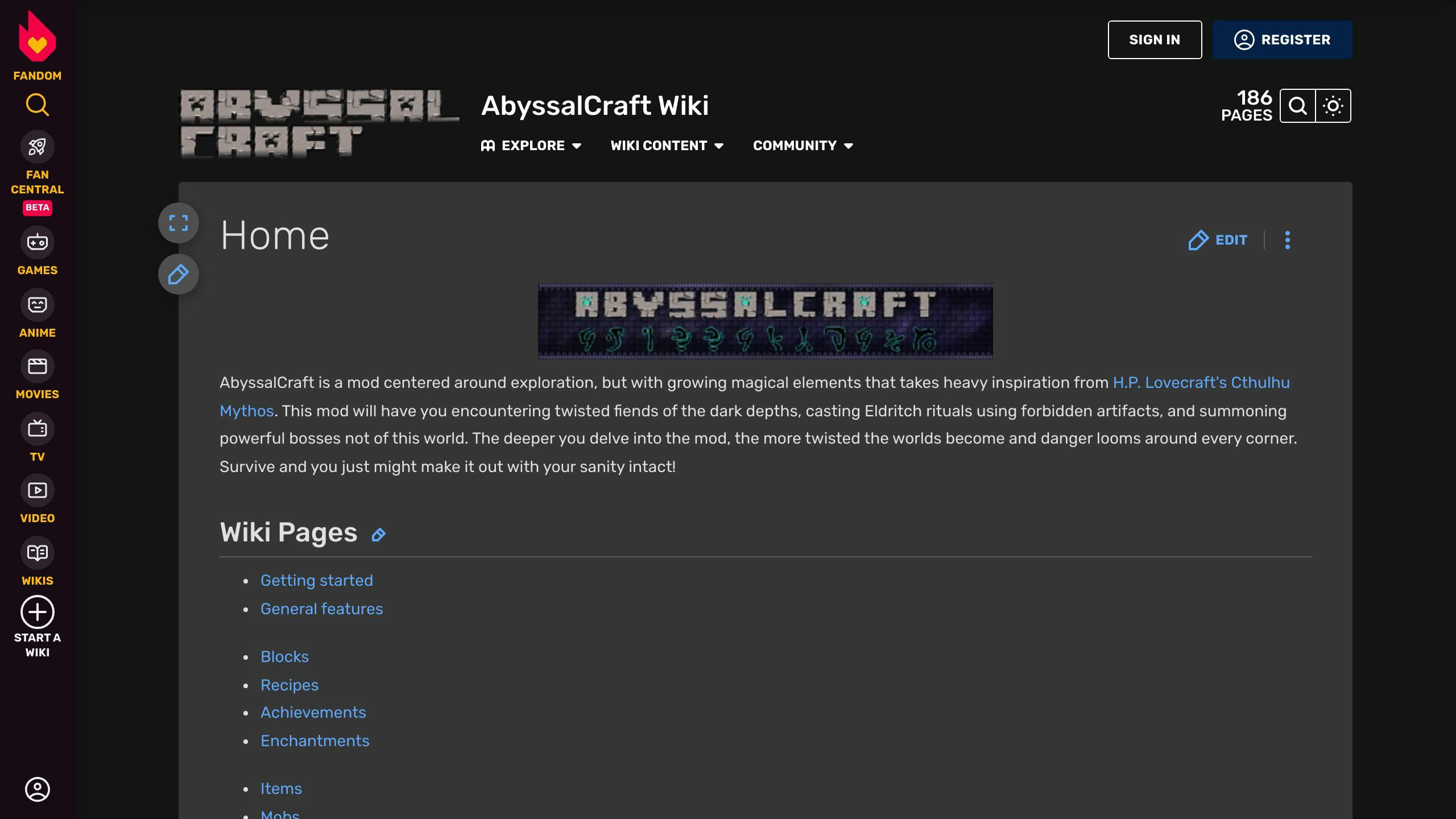 AbyssalCraft