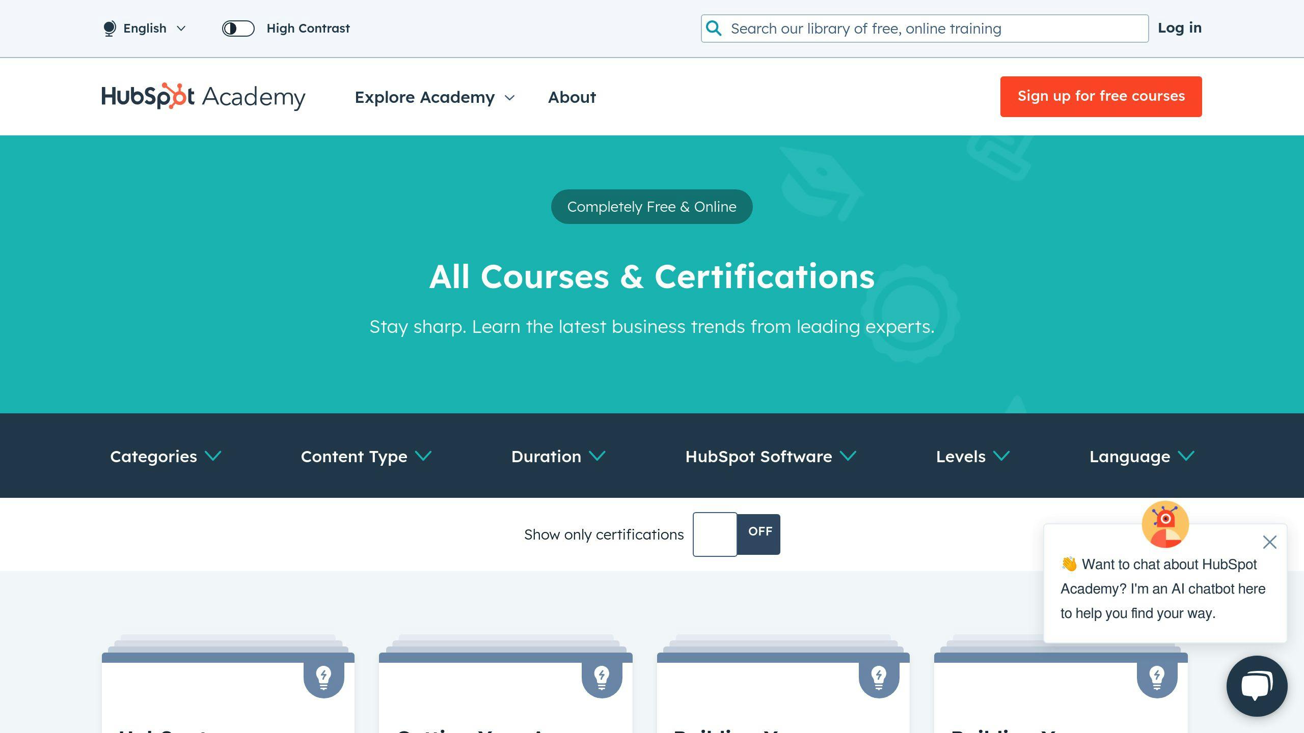 HubSpot Academy