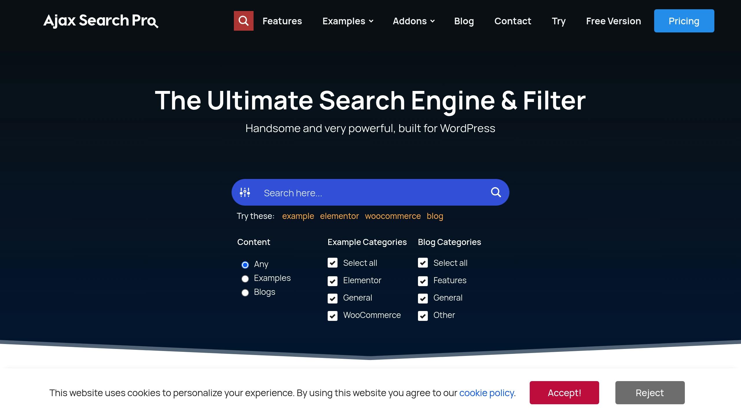 Ajax Search Pro