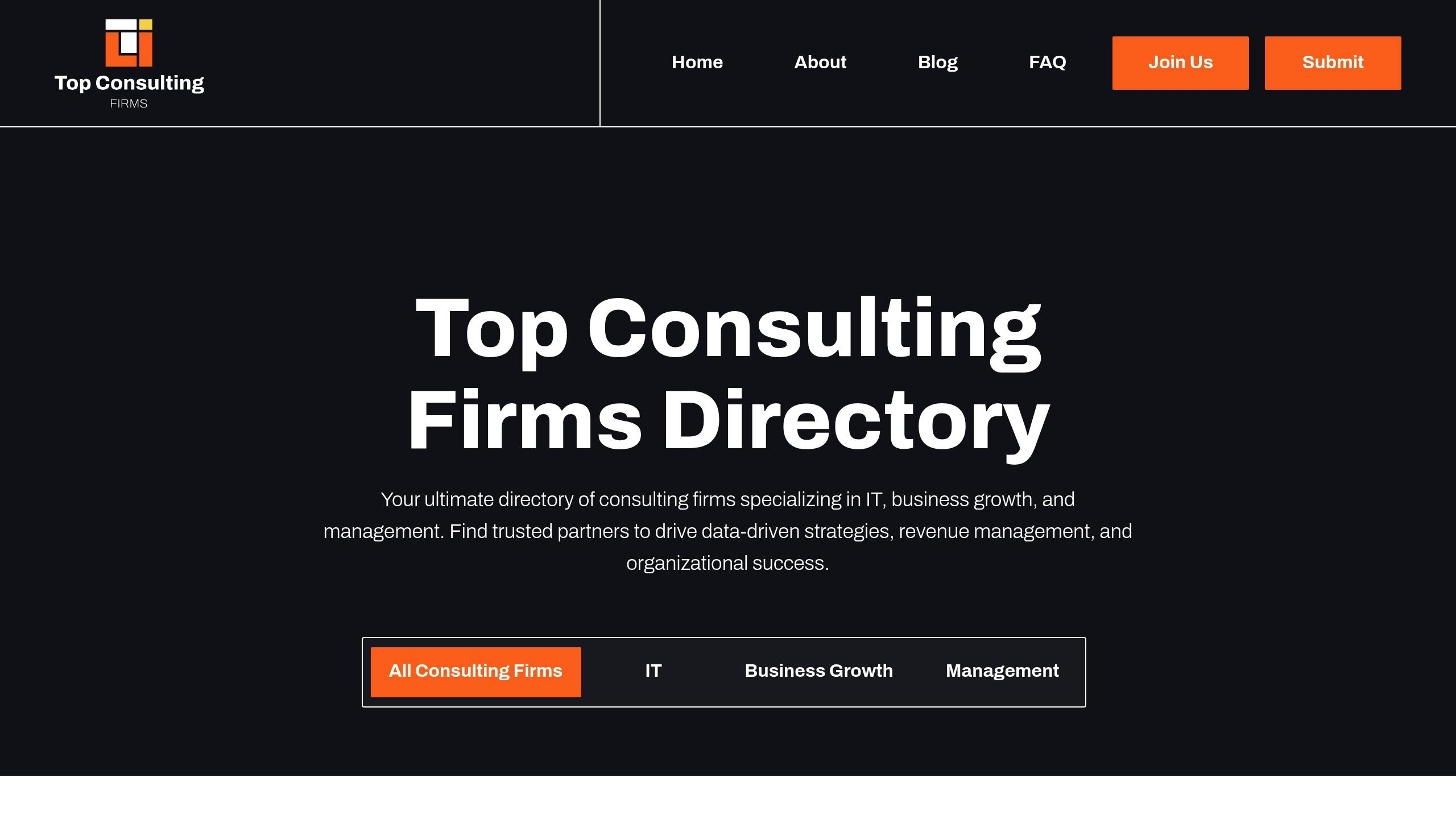 Top Consulting Firms Directory