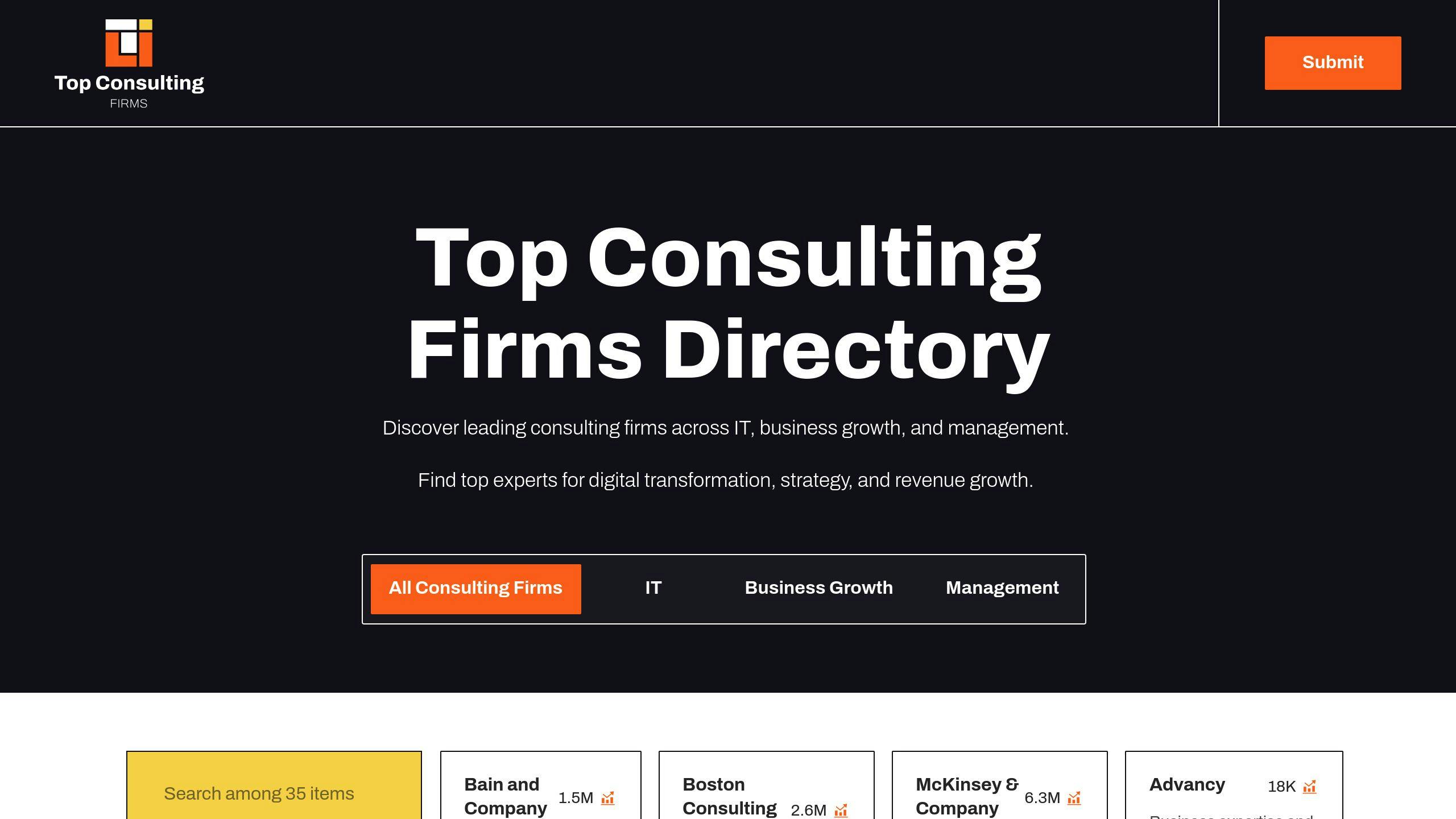 Top Consulting Firms Directory