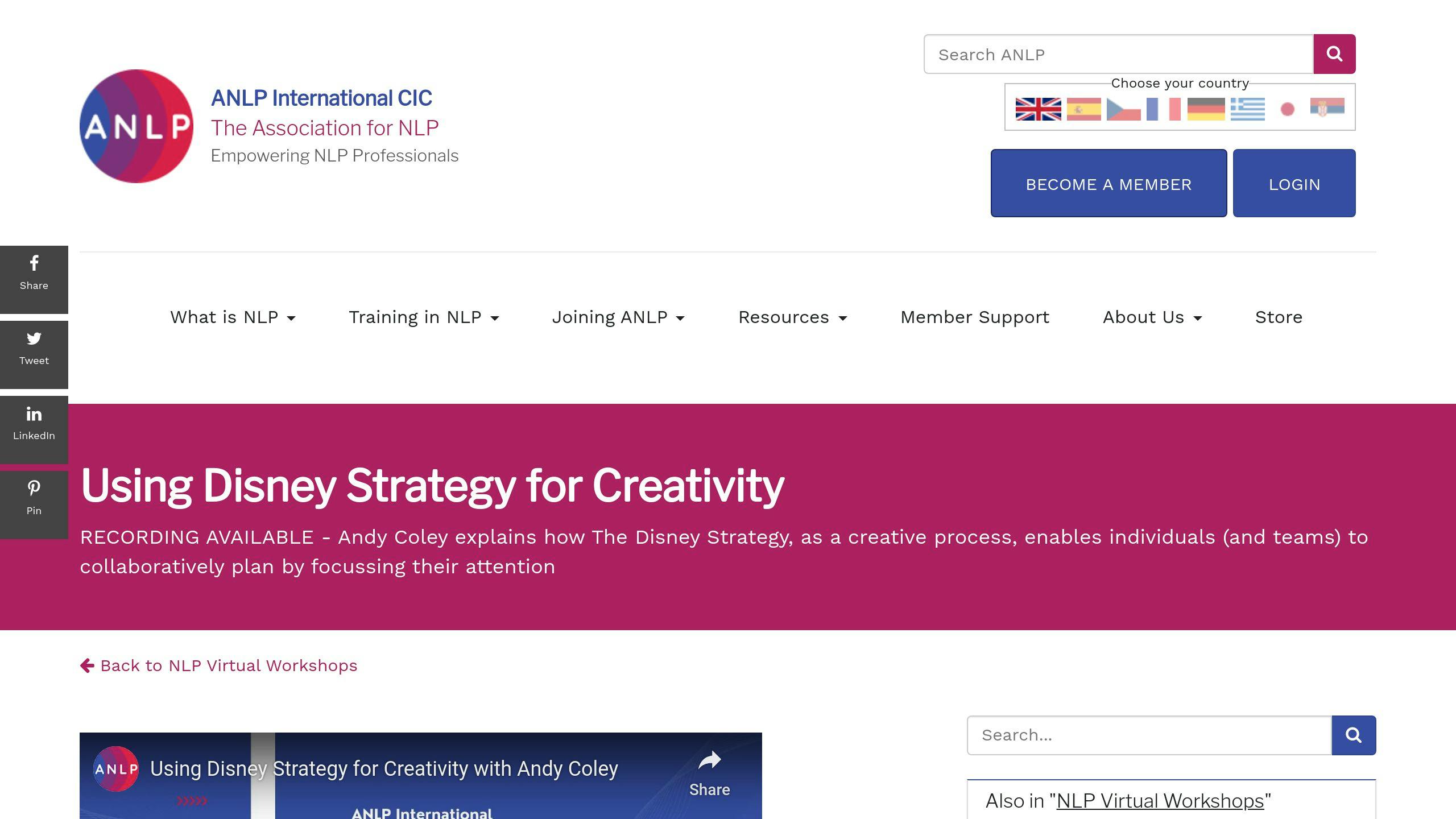 Walt Disney Strategy