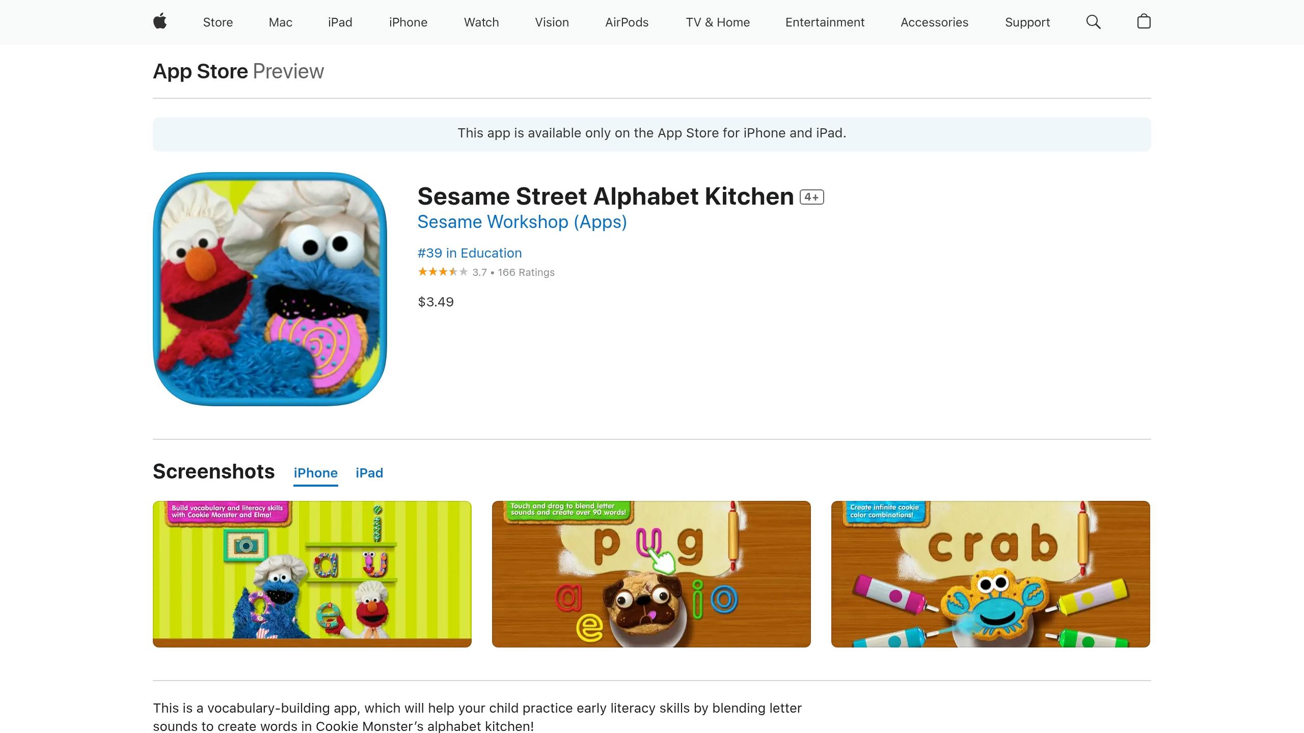 Sesame Street Alphabet Kitchen