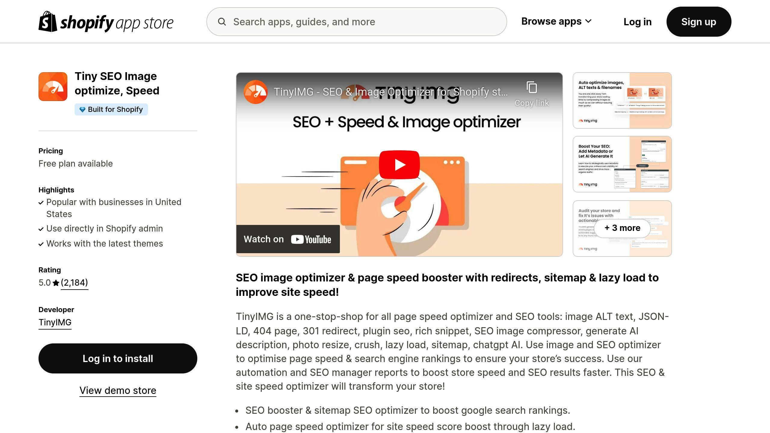 TinyIMG SEO Optimizer