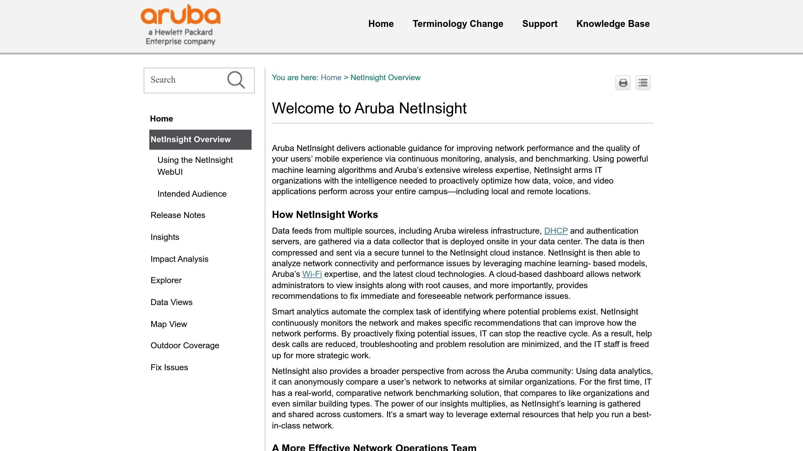 Aruba NetInsight