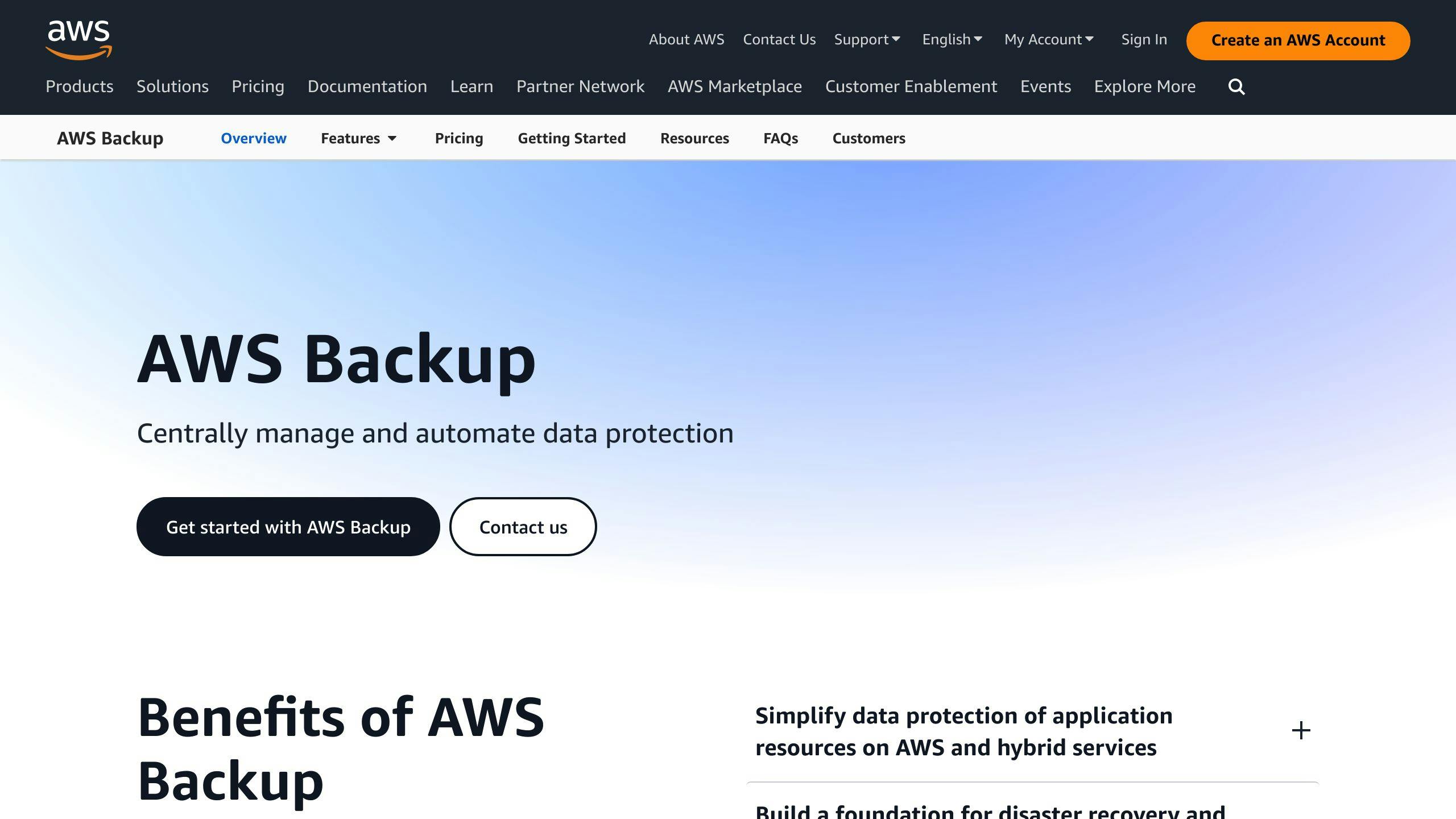 AWS Backup